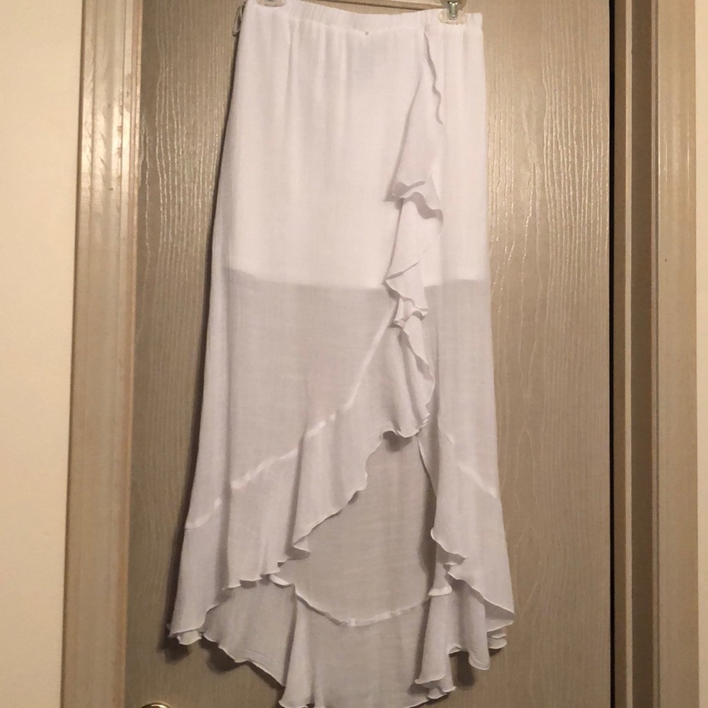 White skirt